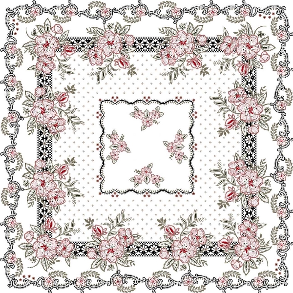 Toalha Confec Tergal Quadro Qua 327-07 S/e