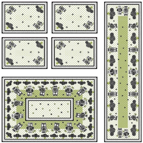 Jogo Cozinha Confec Tergal 626-03 S/e