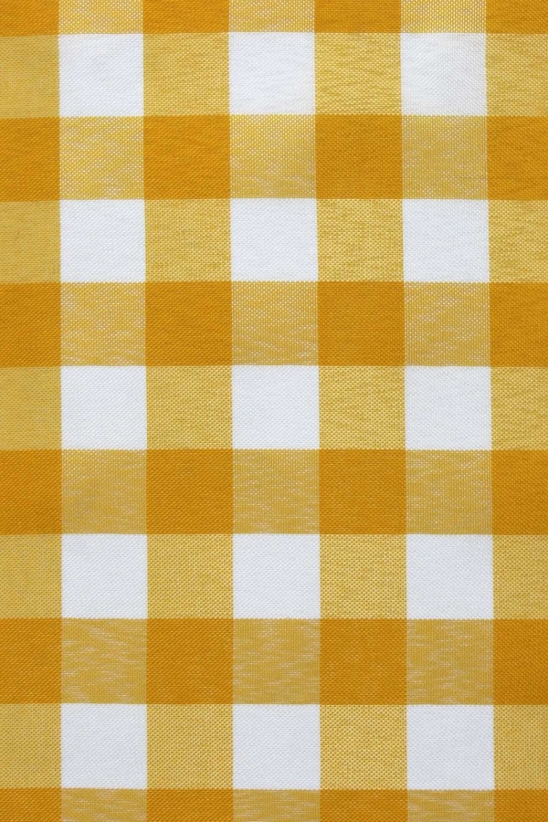 Tecido Xadrez Amarelo 40 X 40