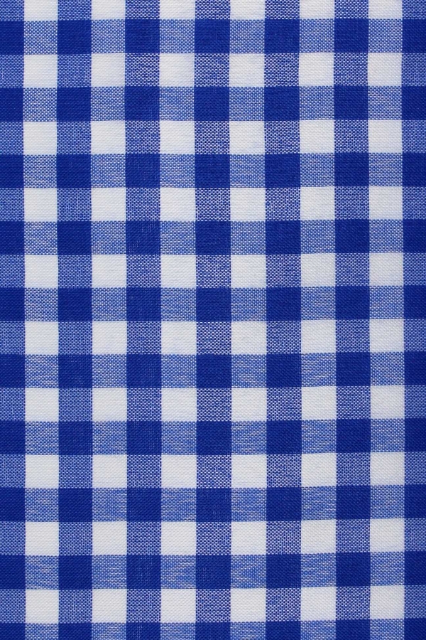 Tecido Xadrez Azul Royal 20 X 20