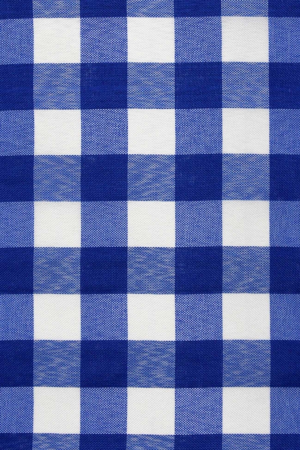 Tecido Xadrez Azul Royal 40 X 40
