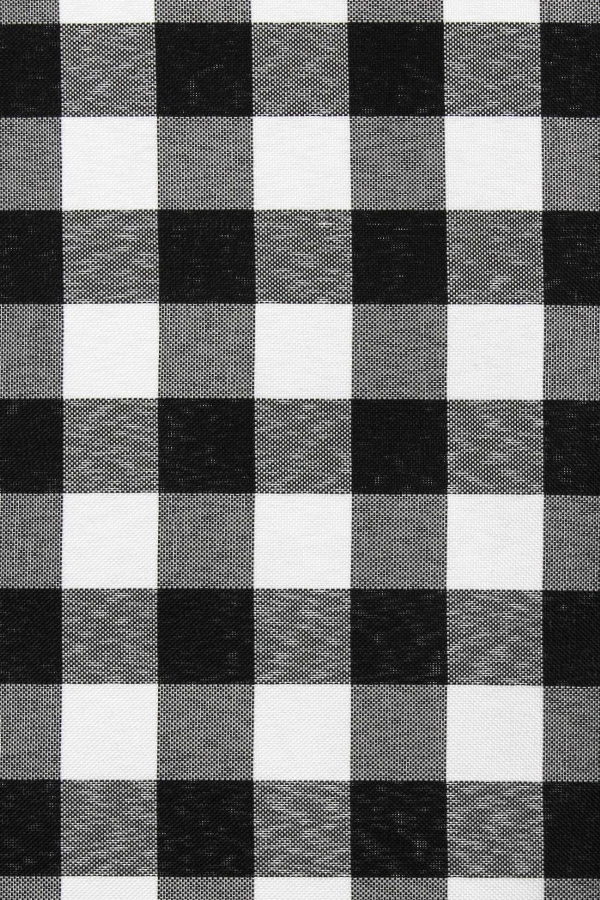 Tecido Xadrez Preto 40 X 40