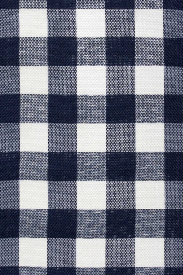 Tecido Xadrez Azul Marinho 40 X 40