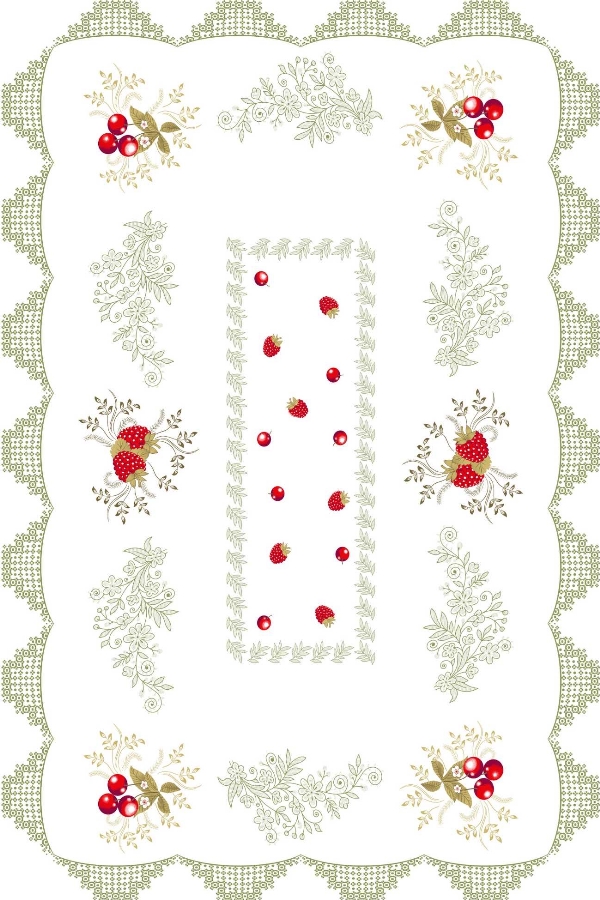 Tecido Toalha Retangular Tergal 391 V04