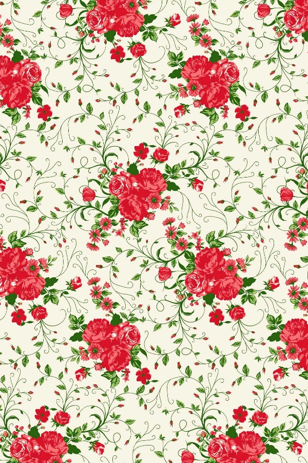 Tecido Floral Tergal 5053 V05 F Palha
