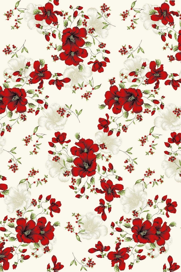 Tecido Floral Tergal 5169 V02 F Palha
