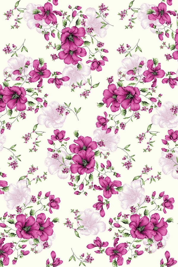 Tecido Floral Tergal 5169 V03 F Palha
