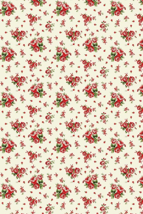 Tecido Floral Tergal 5170 V02 F Palha