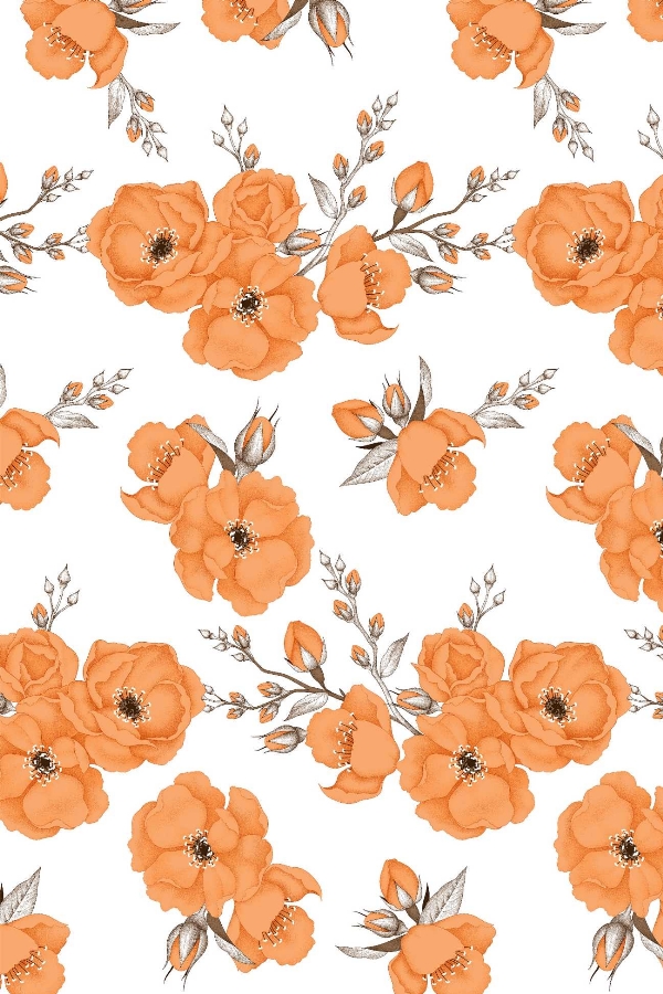 Tecido Floral Oxford 8104 V07