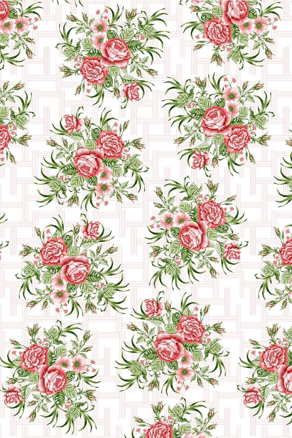 Tecido Floral Oxford 8125 V12