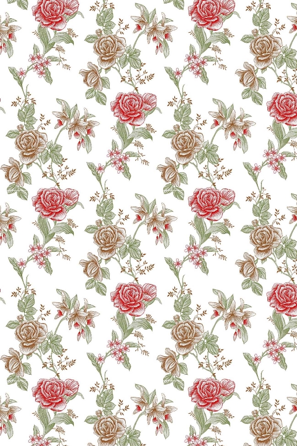 Tecido Floral Oxford 8165 V38