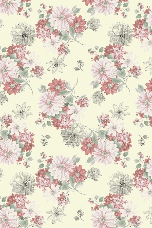 Tecido Floral Oxford 8159 V12 F Palha