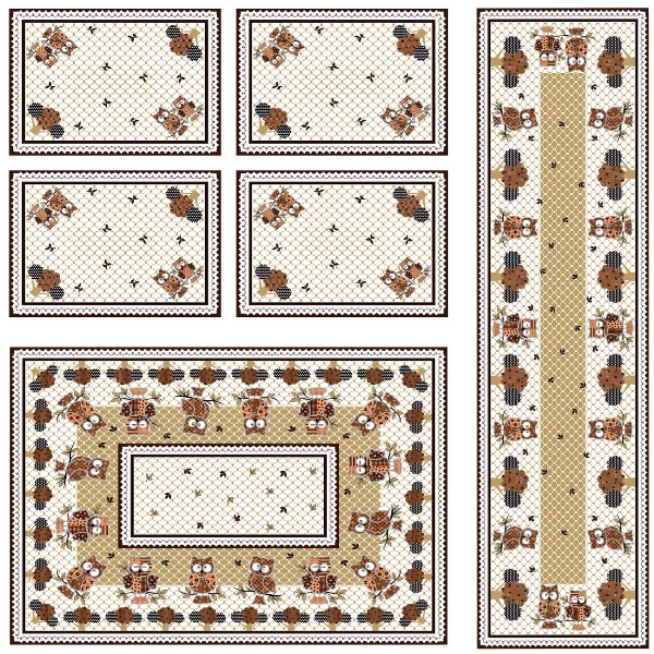 Tecido Jogo de Cozinha Tergal 626 V01 F Palha