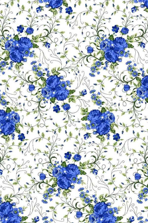 Tecido Floral Oxford 8002 Va26f