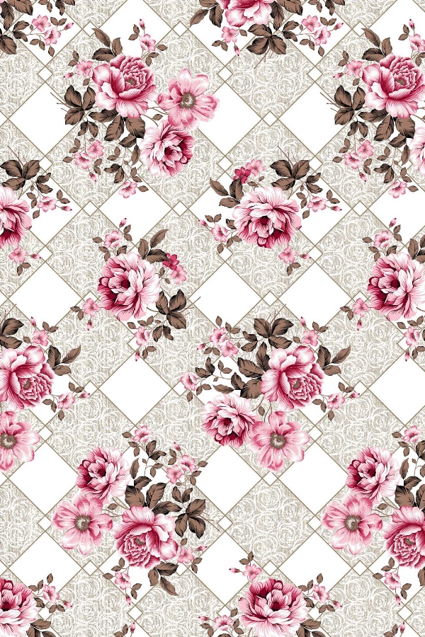 Tecido Floral Oxford 8004 Va49f