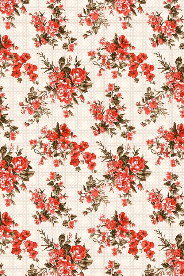 Tecido Floral Oxford 8084 Va48f