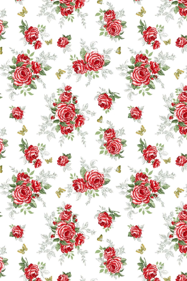 Tecido Floral Oxford 8114 V05