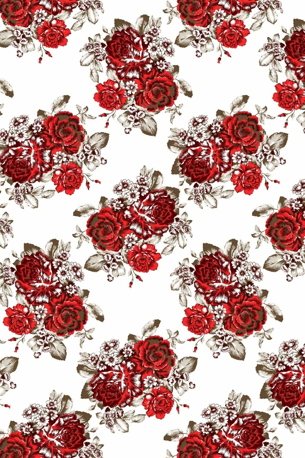 Tecido Floral Oxford 8123 V04