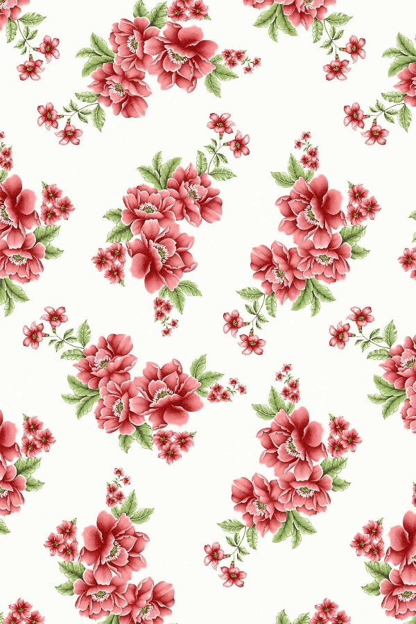 Tecido Floral Oxford 8127 V17