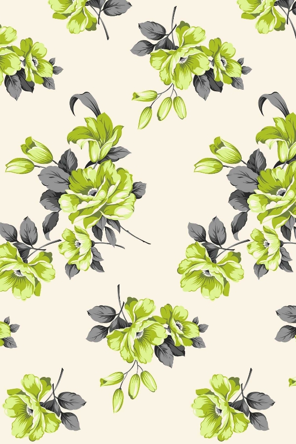 Tecido Floral Tergal 5132 Va71f F Palha