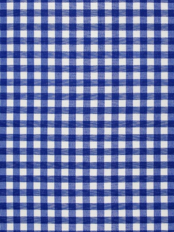 Tecido Xadrez Azul Royal 10 X 10