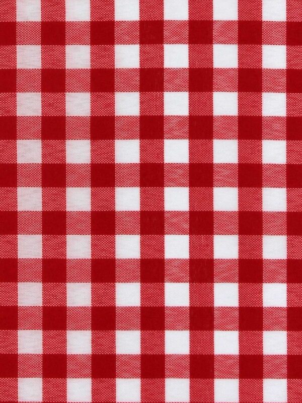 Tecido Xadrez Vermelho 20 X 20
