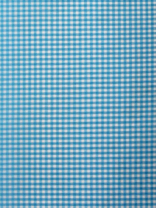 Tecido Xadrez Azul Piscina 4 X 4