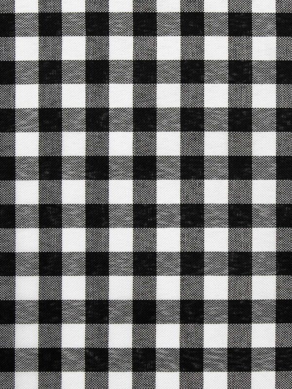 Tecido Xadrez Preto 20 X 20