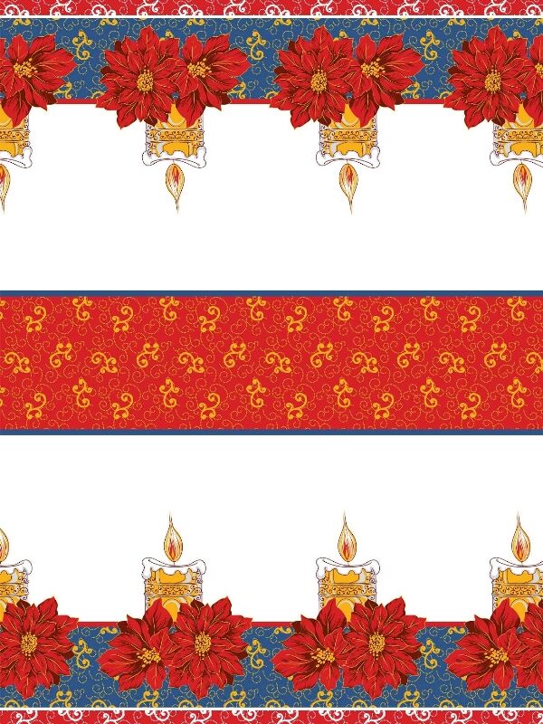 Tecido Toalha Natal Tergal 454 V05