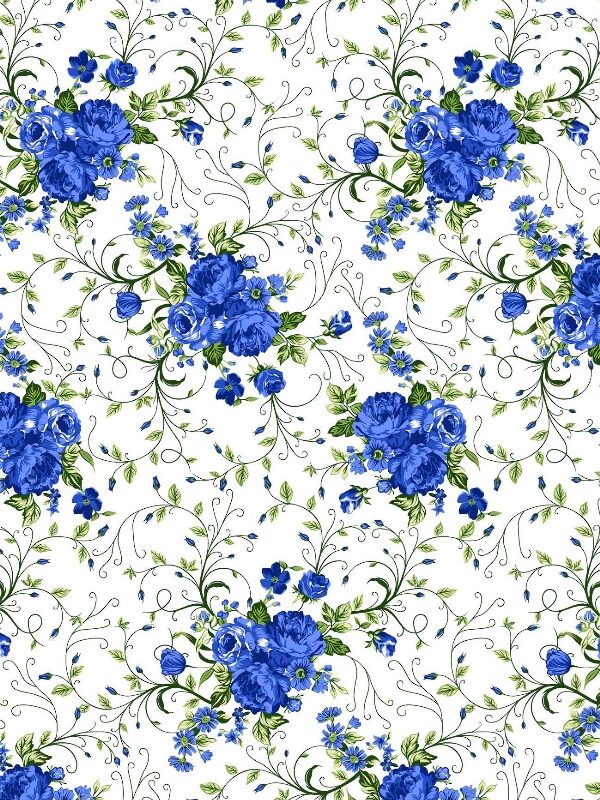 Tecido Floral Oxford 8002 Va26f