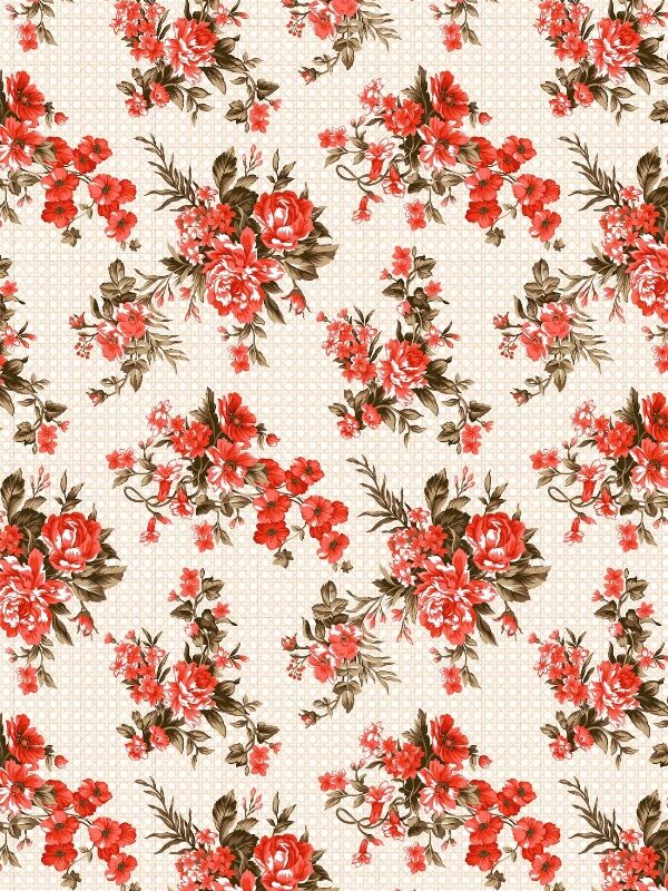 Tecido Floral Oxford 8084 Va48f