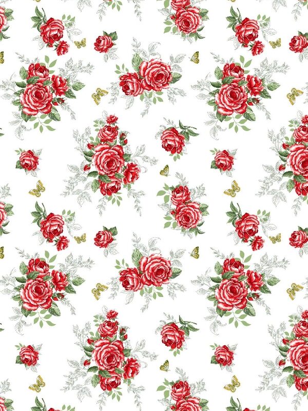 Tecido Floral Oxford 8114 V05