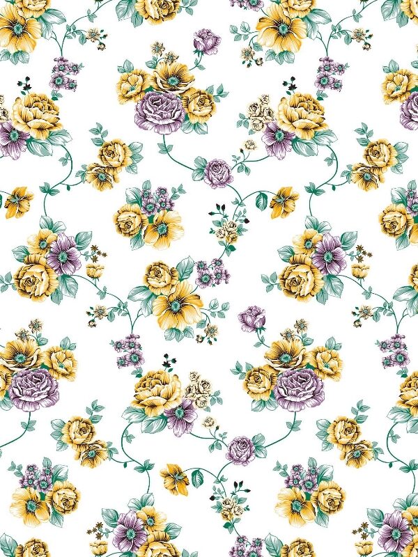 Tecido Floral Oxford 8122 Va35f