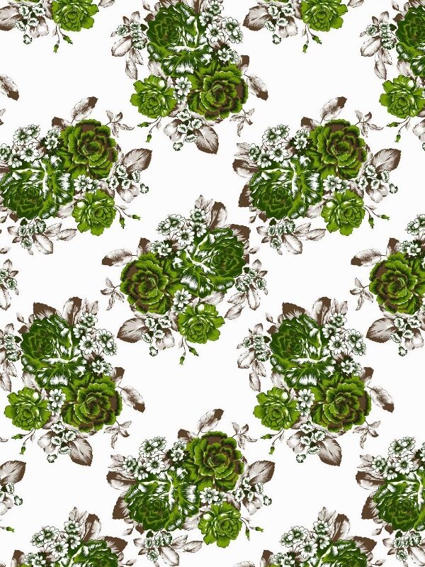 Tecido Floral Oxford 8123 V13