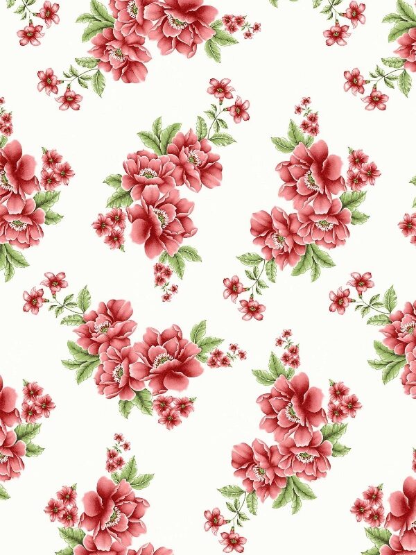 Tecido Floral Oxford 8127 V17