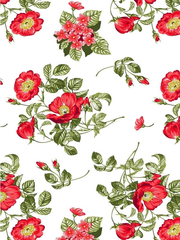 Tecido Floral Oxford 8134 V02
