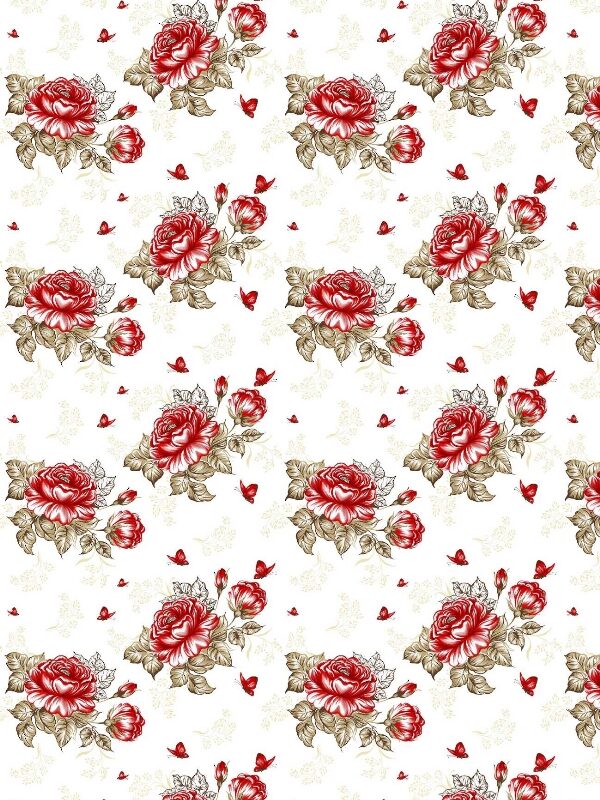 Tecido Floral Oxford 8163 V03