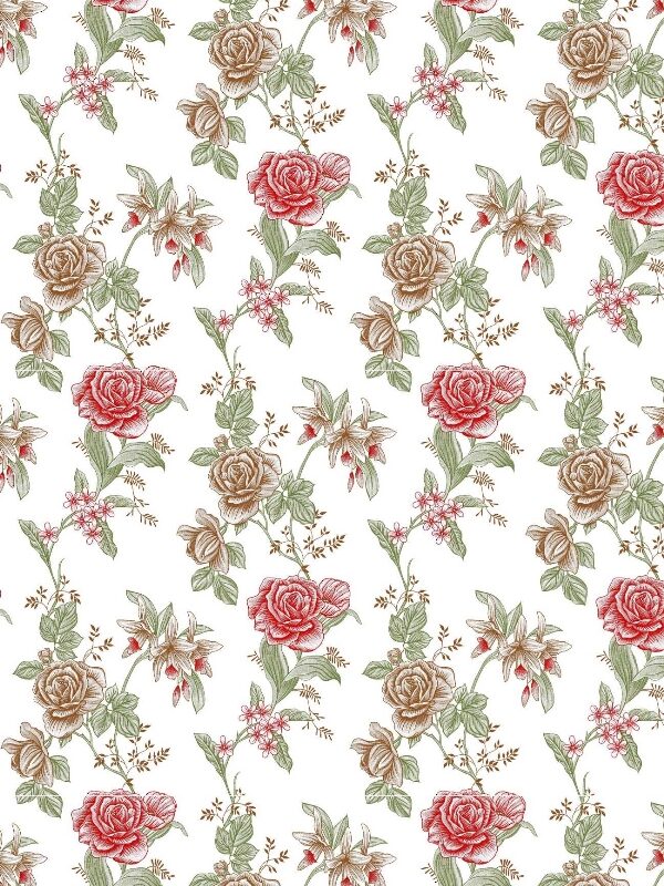 Tecido Floral Oxford 8165 V38